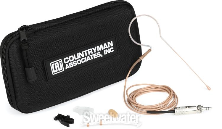 Countryman E6 Omnidirectional Earset Microphone – Standard Gain with 2mm Cable