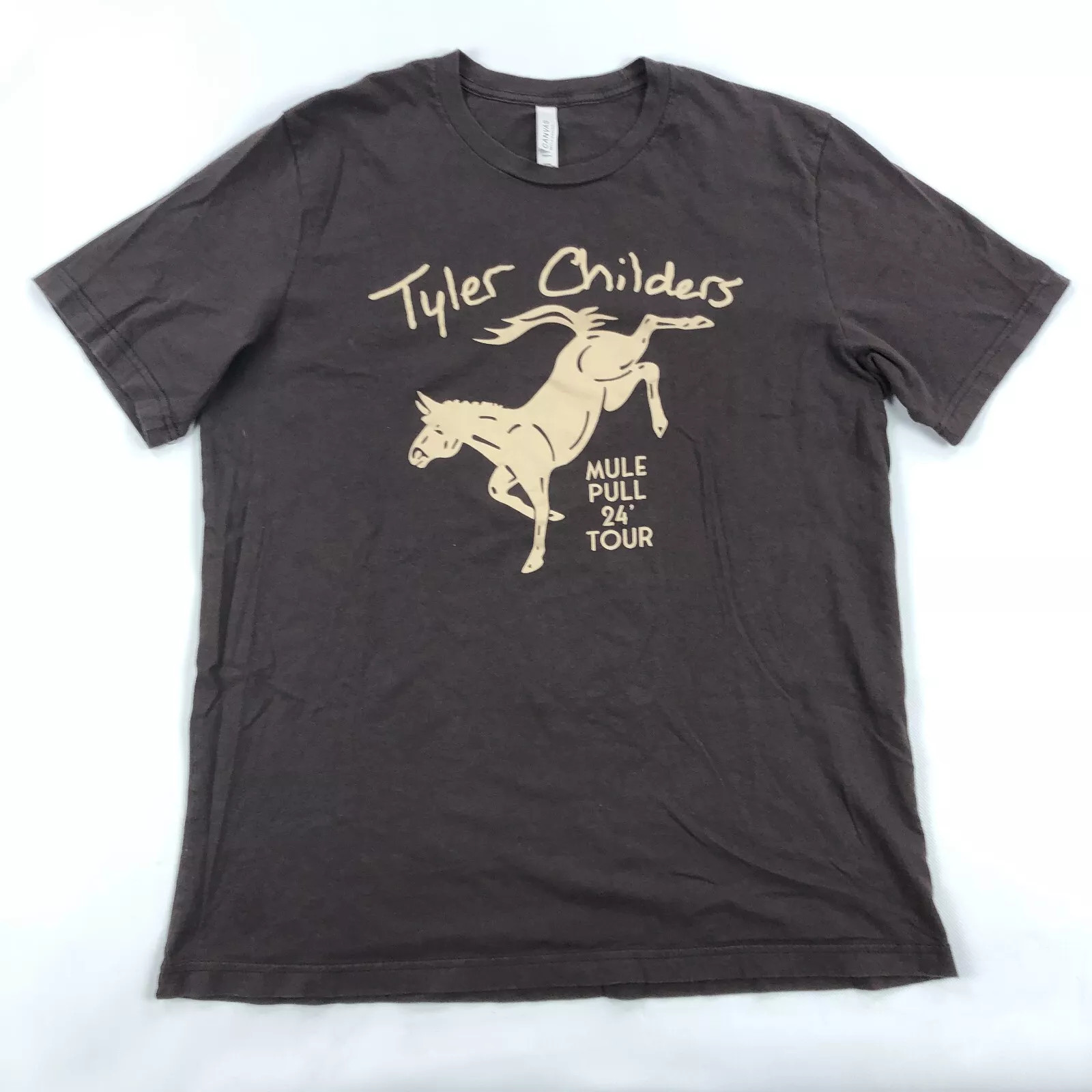 Tyler Childers Mule Pull ’24 Tour Black Cotton T Shirt Full Size S-5XL gallery