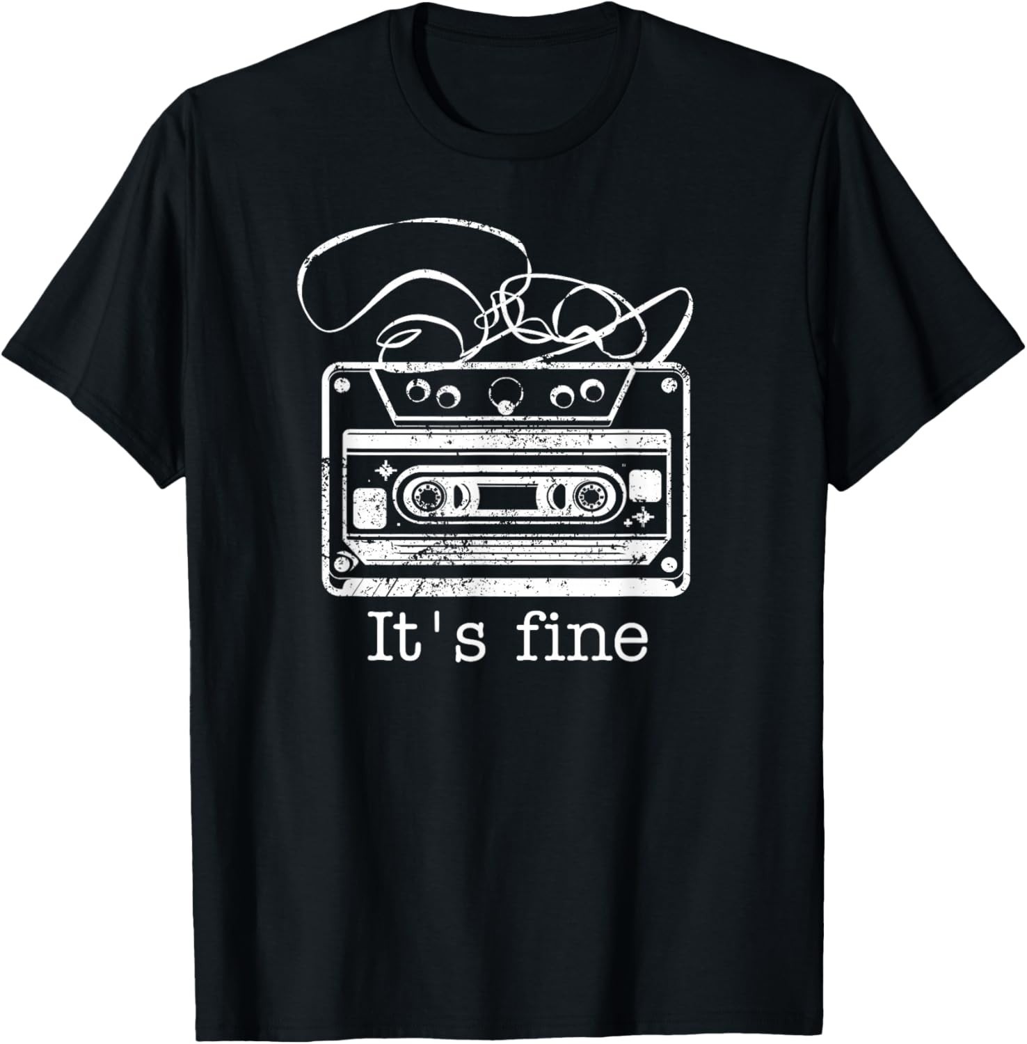 It's Fine Retro Cassette Tape 80's 90's Music T-Shirt unisex T-Shirt gallery