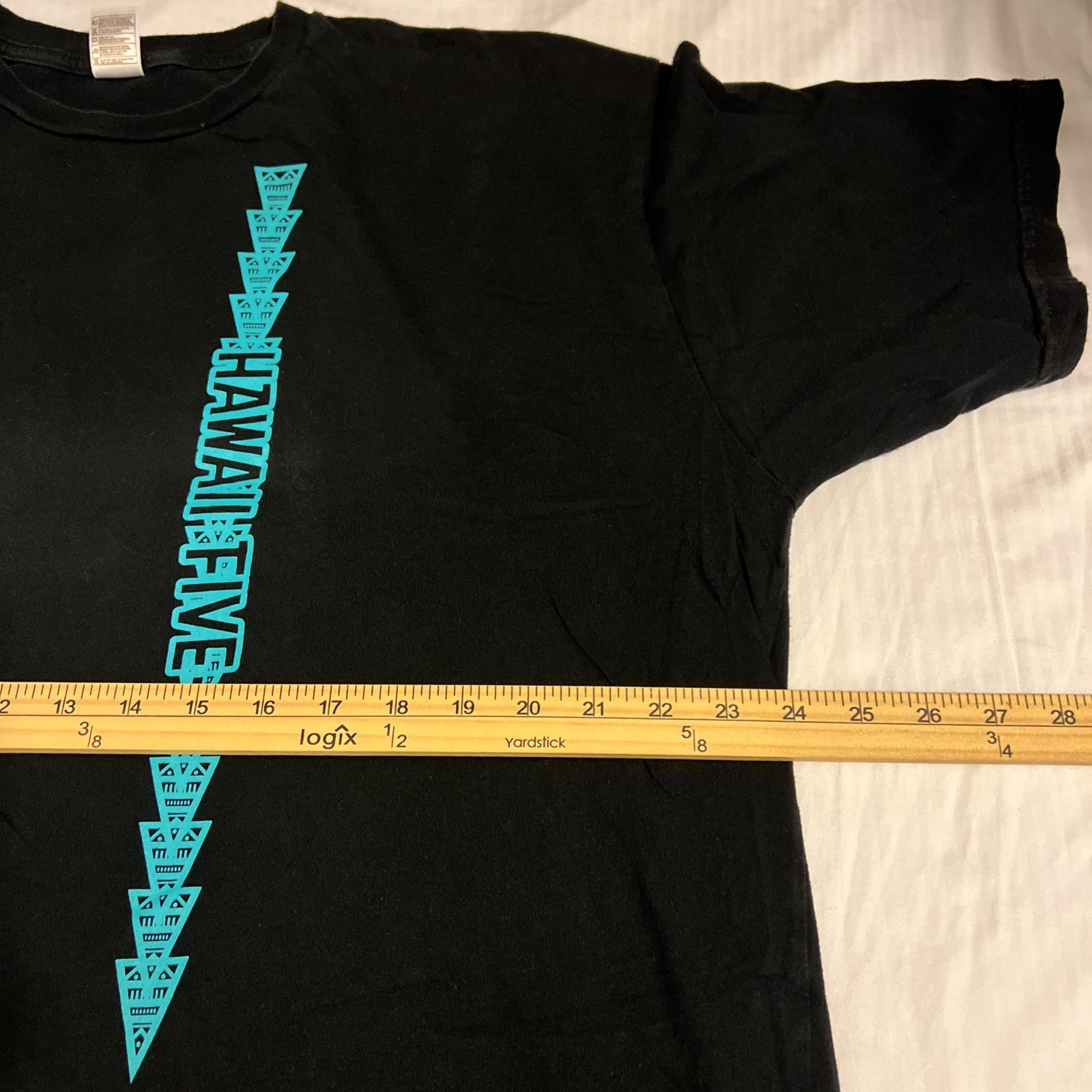 Hawaii Five-O Ohana Season 7 Seven T-shirt 2XL Filmed In Hawaii Black Blue Waves gallery