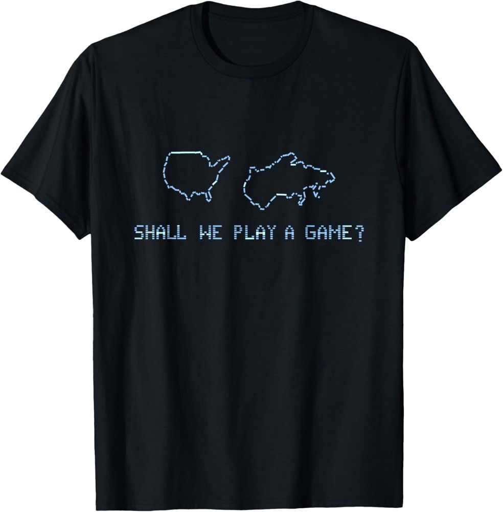 Shall We Play A Game? Wargames Gaming T-Shirt