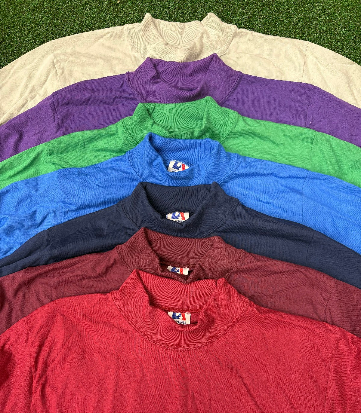 Universal Athletics Mock Turtleneck 50/50 Cotton Poly Multiple Sizes/Colors gallery