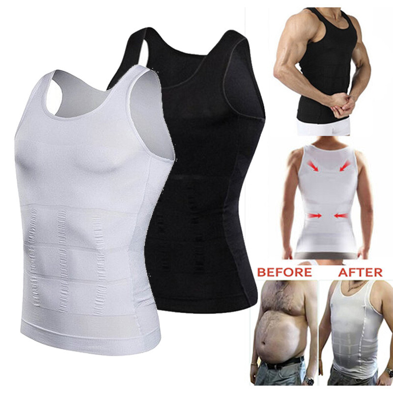 Fajas Para Hombres Faja Reductora De Hombre Men Body Shaper Abdomen Control Tee gallery