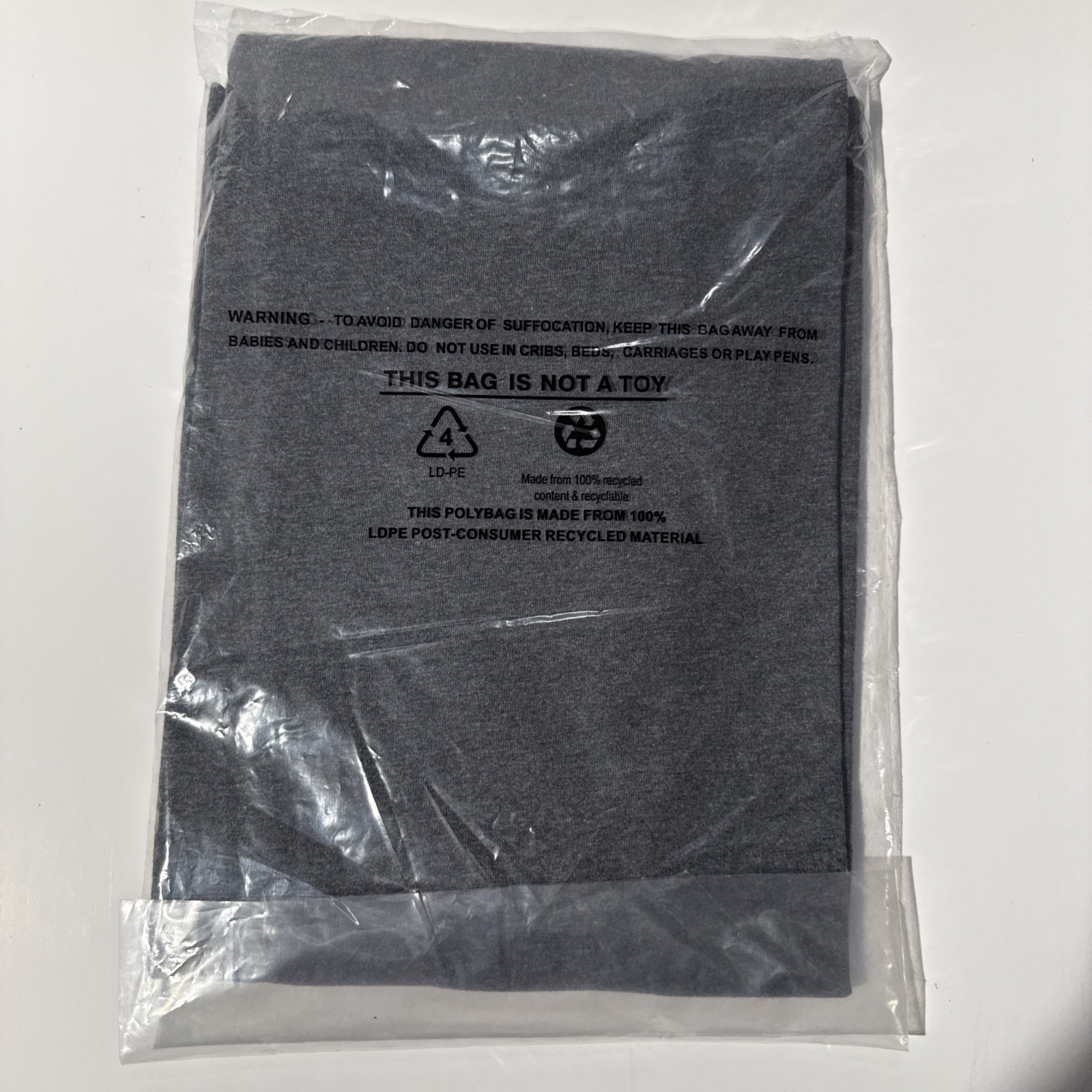 L.L.Bean Men’s Carefree Unshrinkable Tee Shirt Large Regular Charcoal Heather gallery