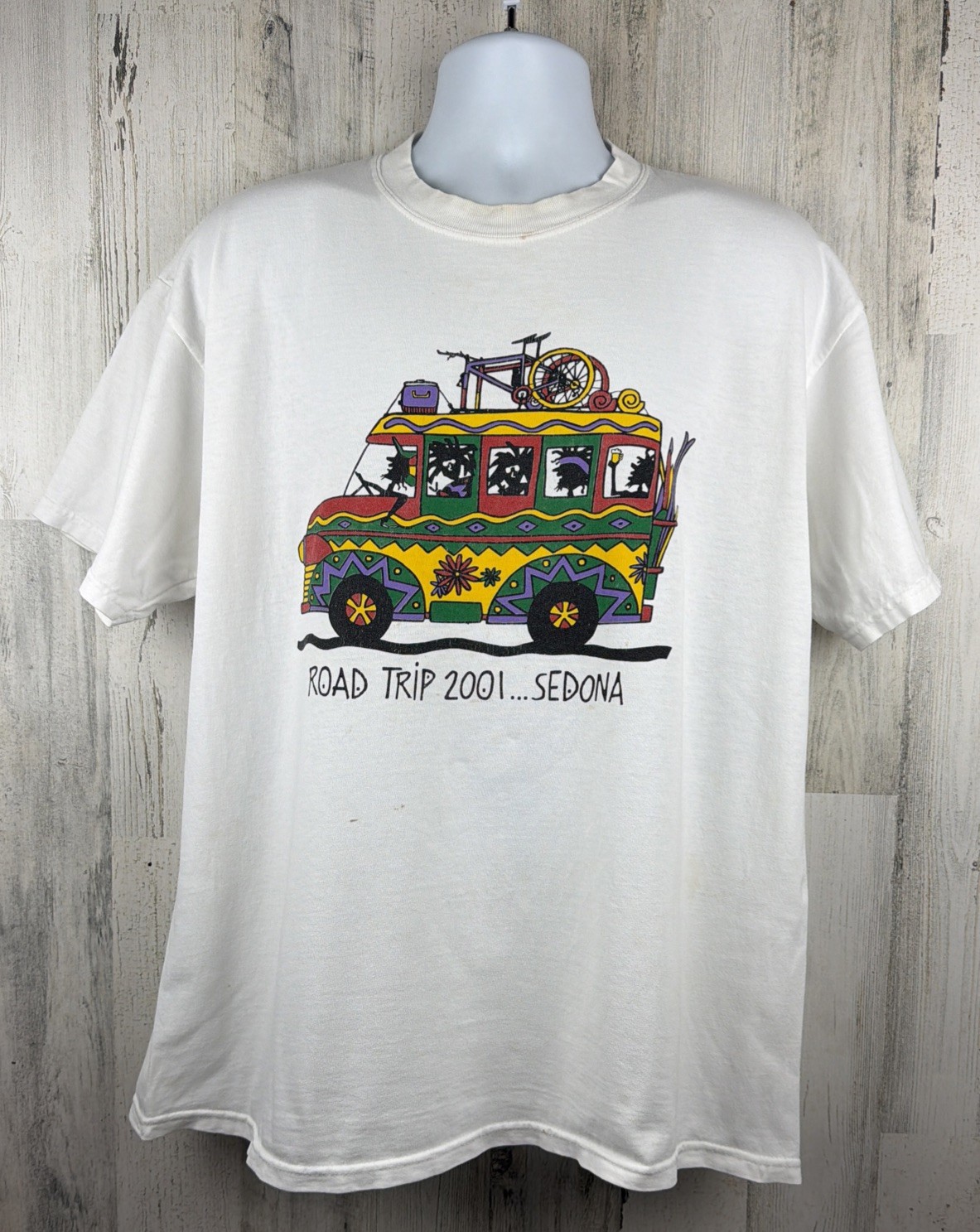 Vintage Road Trip Sedona Arizona Distressed T-Shirt XL (23”x29”) gallery