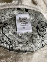 Design Store Graniph Custom Hoodie Designer Sheep New NWT Medium
