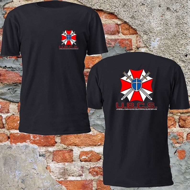 UBCS Umbrella Biohazard Countermeasure Service Horror T-Shirt Tee