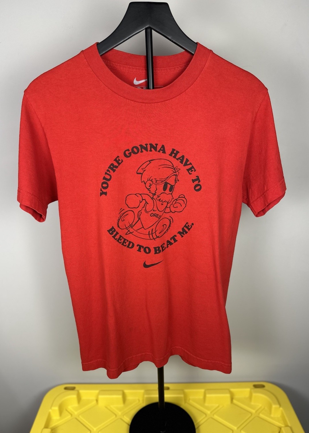 Steve Prefontaine Famous Quote Nike Graphic T-Shirt Men’s Small Center Swoosh gallery