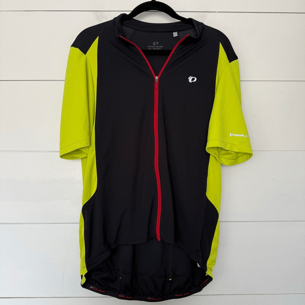 Pearl Izumi Select Men’s XXL Black Yellow Cycling Top Shirt