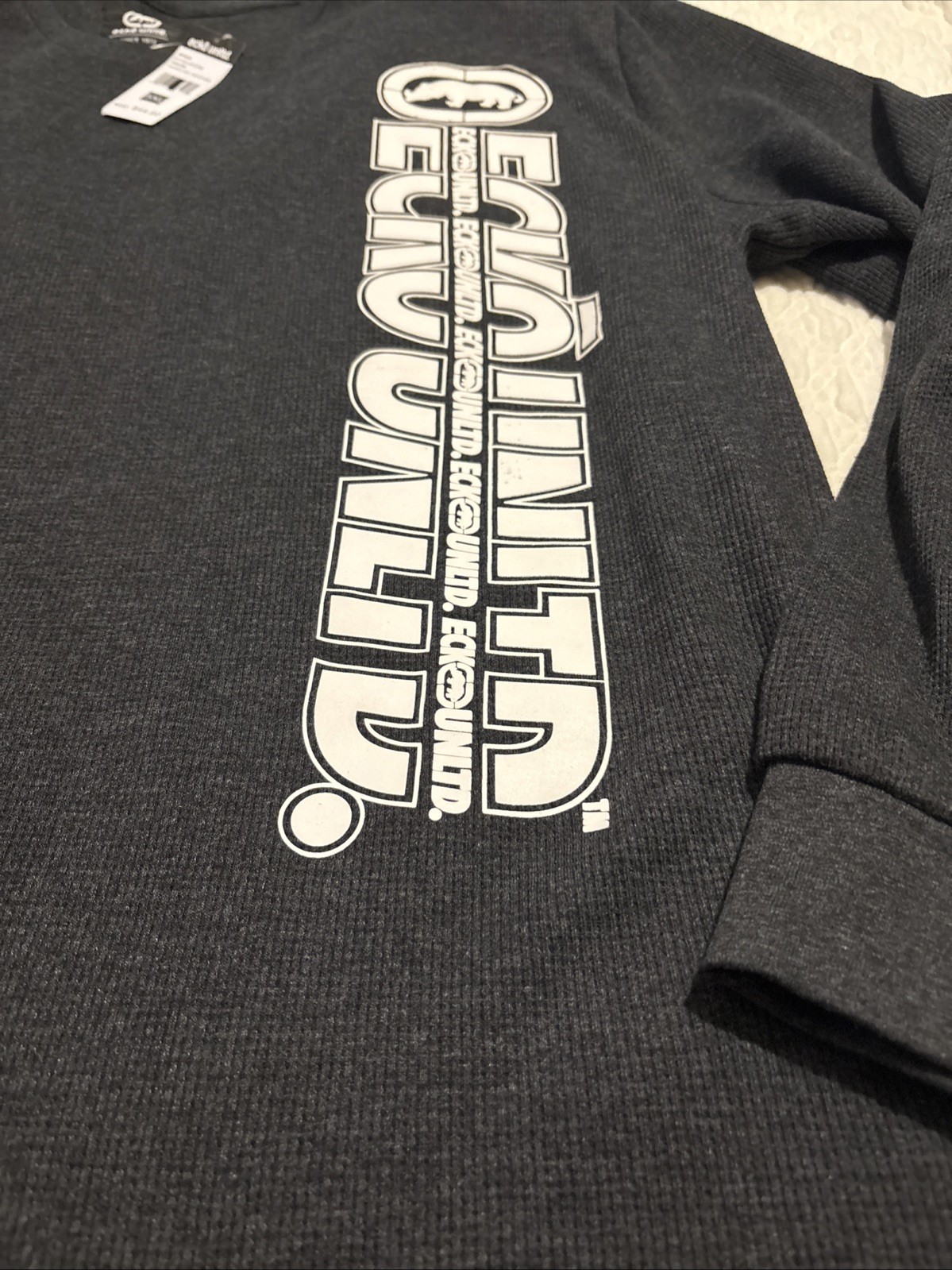 Ecko Unltd. Mens Graphic Thermal Knit Crew Neck New With Tag 5XL gallery