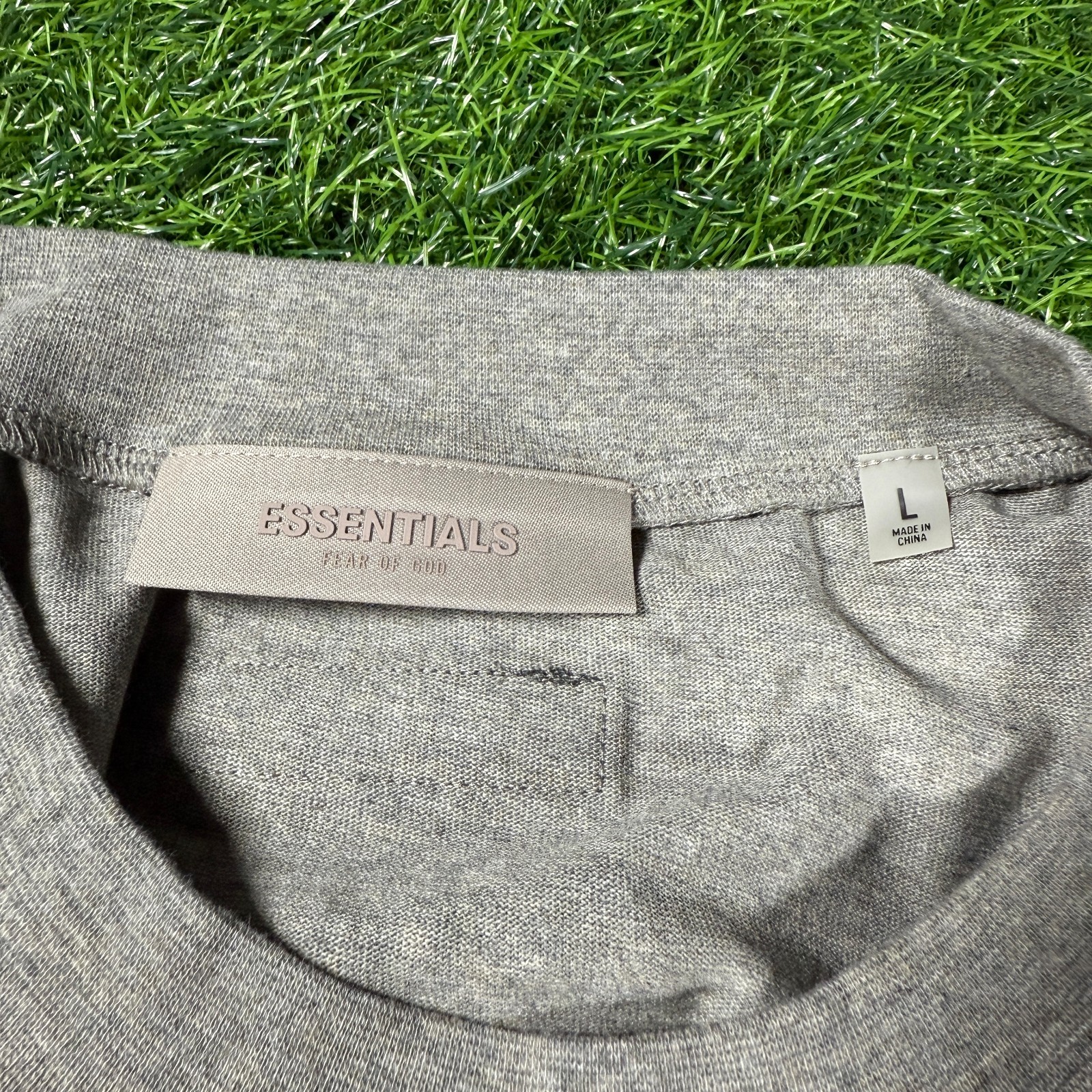 Fear of God Essentials T-Shirt SS22 Dark Oatmeal Gray - 100% Authentic (XS-XL) gallery