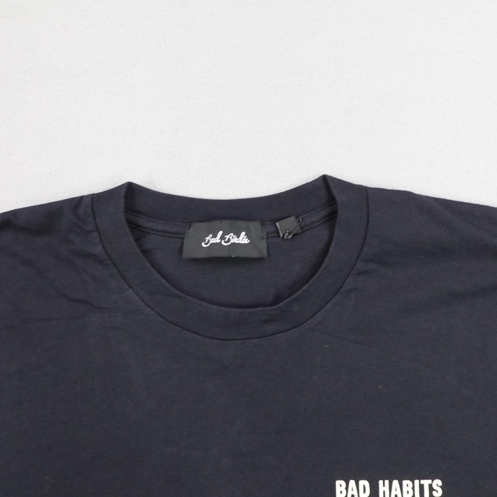 Bad Birdie Shirt Mens XL Black Bad Habits Never Die Graphic Golf Skeletons Tee gallery