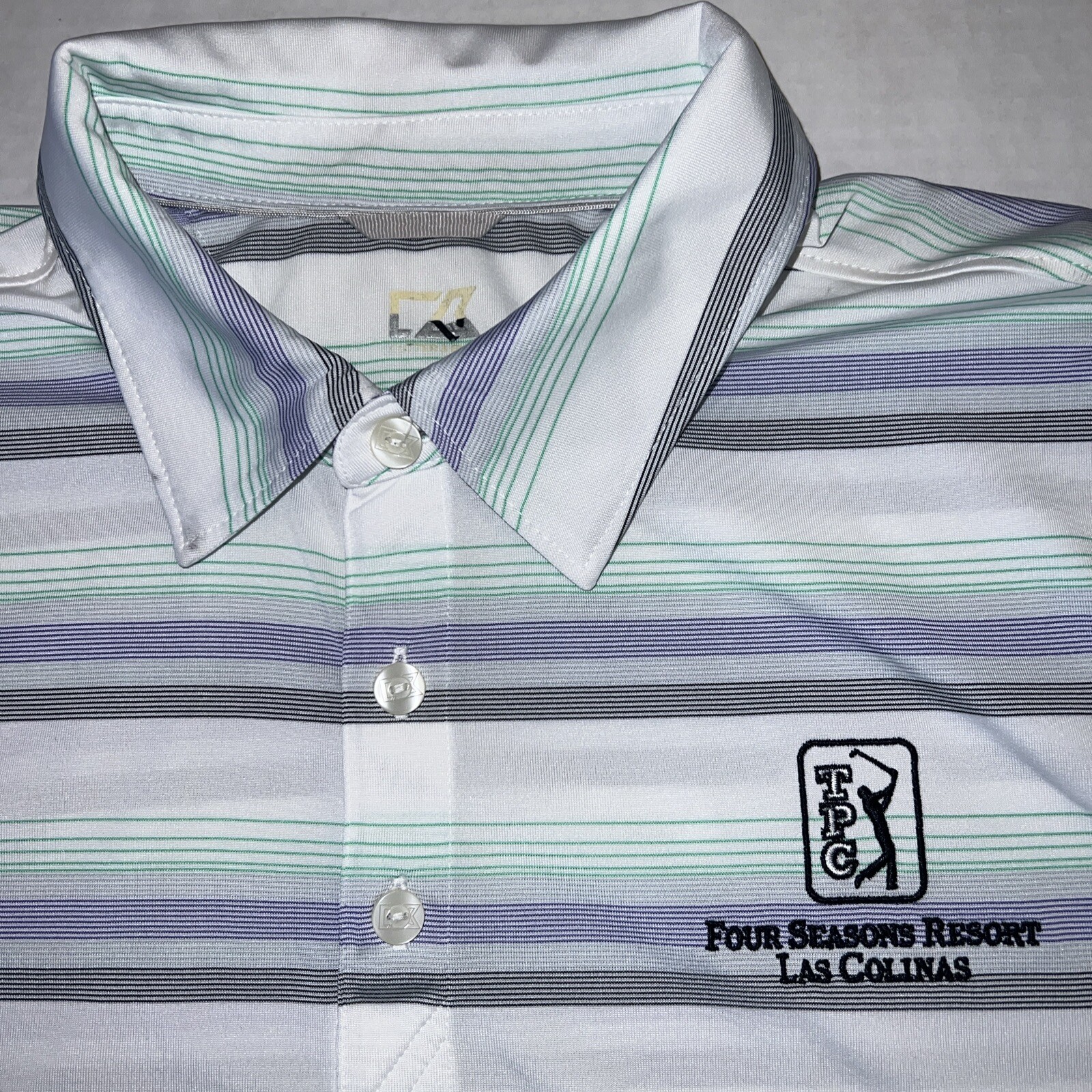 Four Seasons Hotel & Resort Las Colinas TPC Logo Polo Shirt Adult XL Vintage gallery