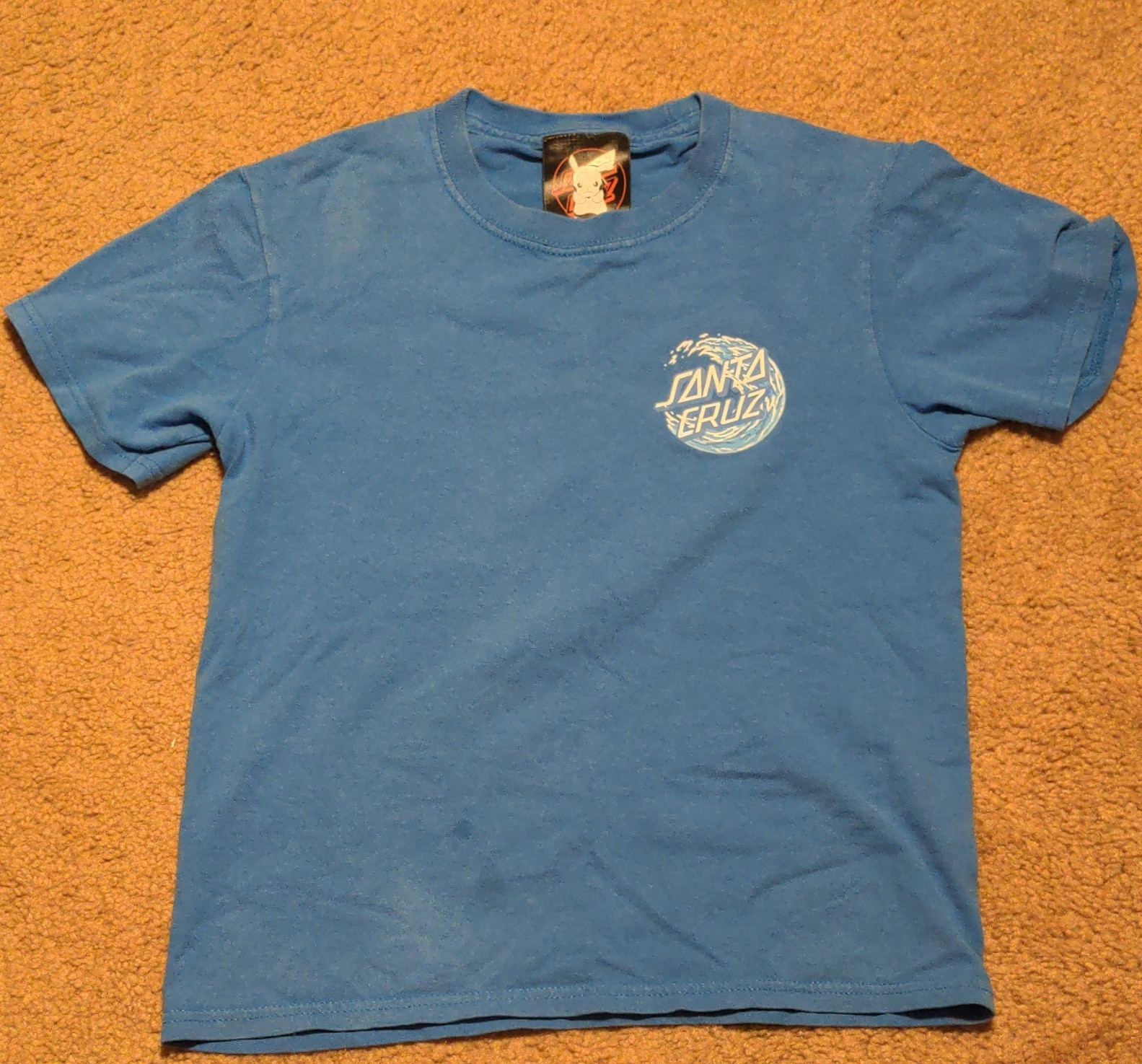 Santa Cruz x Pokémon Squirtle Blue Graphic T-Shirt Size M gallery