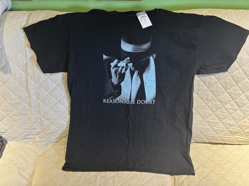 NWT Jay-Z Reasonable Doubt 90s Style Bootleg Rap Hip hop TSHIRT SHIPS FREE