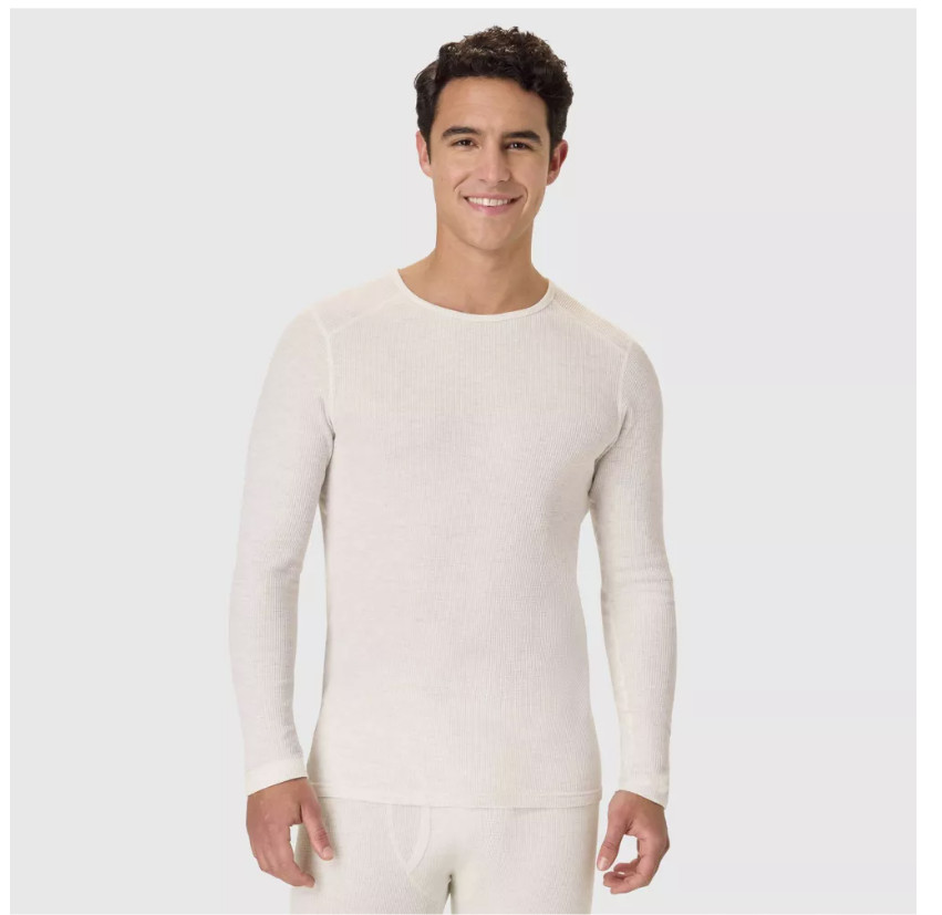 Hanes Men's Waffle Knit Thermal Shirt Long Sleeve gallery