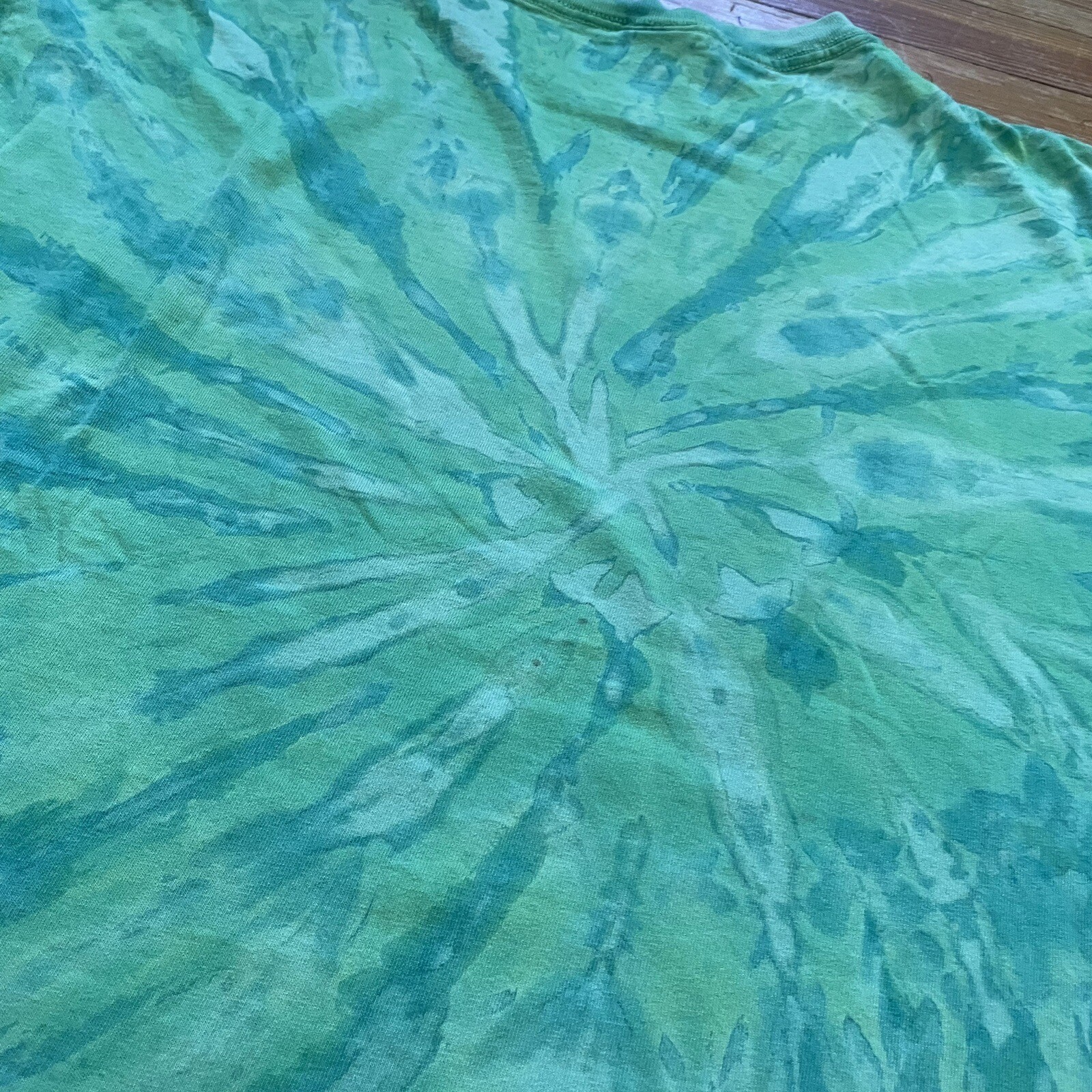 Vintage 90s Ocean Pacific T Shirt Size Large XL Surf Beach OP Tie Dye Art AOP gallery