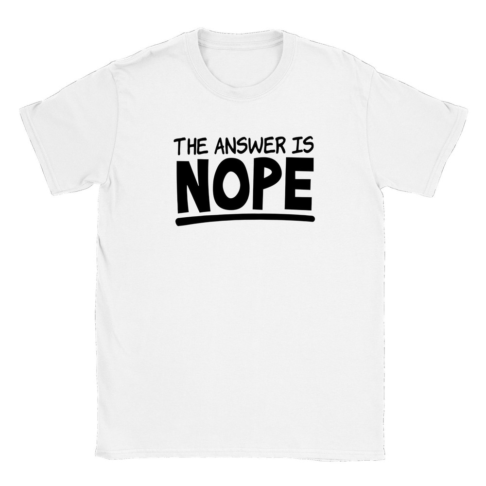 The Answer is Nope