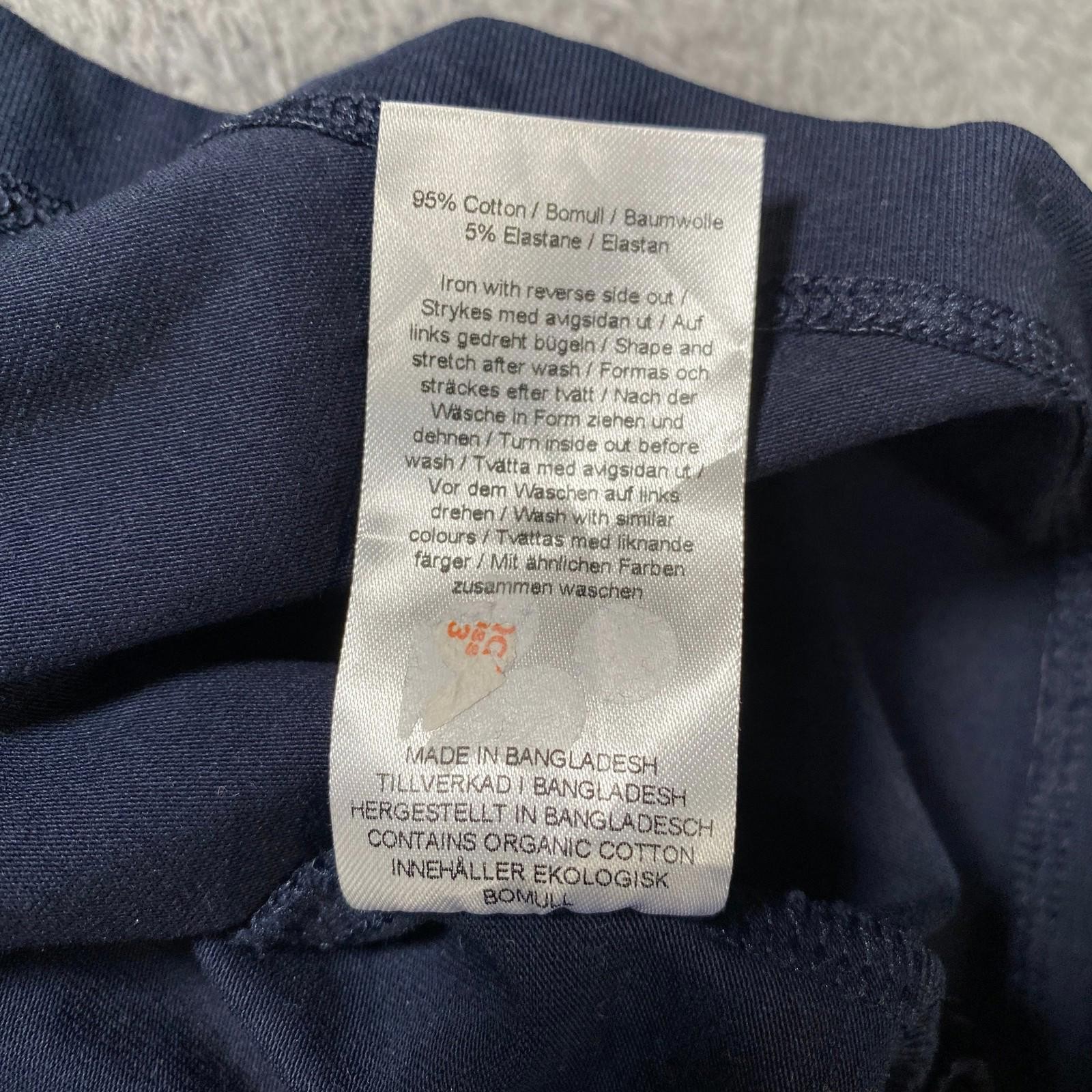 BLÄCK T-Shirt Men's Large Blue 95% Cotton Elastane Blend Casual Basic Roundneck gallery