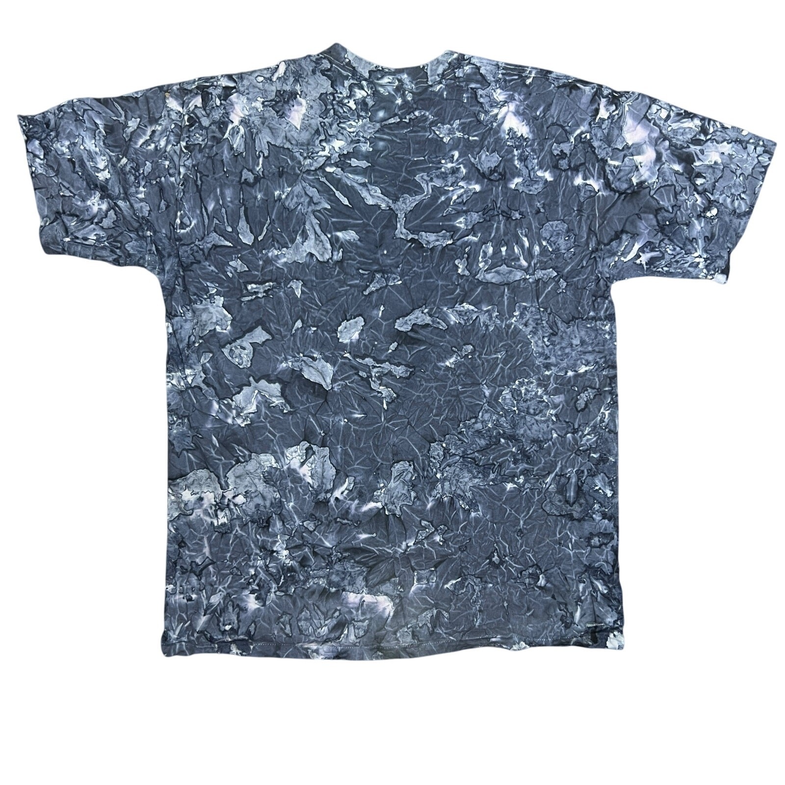 Vintage 90s TShirt Four Seasons Size Large Blue Tie Dye Bald Eagle Graphic Print gallery