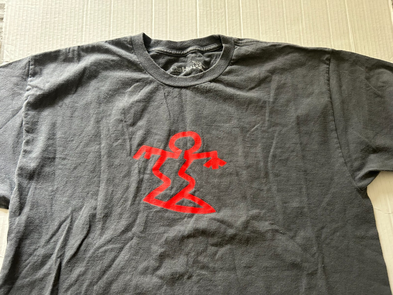 DA HUI HAWAII VINTAGE SIZE L GRAY SHORT SLEEVE T-SHIRT.SEE DESCRIPTION gallery