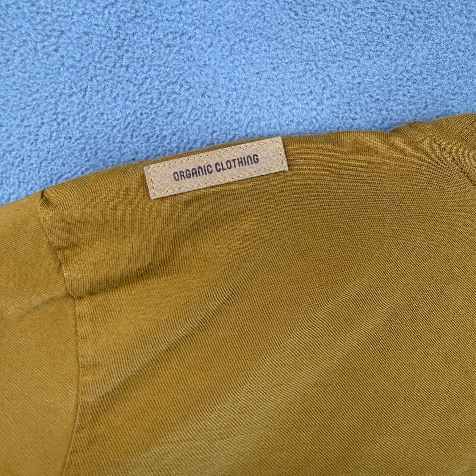 Picture Organic Clothing Mens XL Mustard Yellow Graphic Mountain T-Shirt Organic gallery