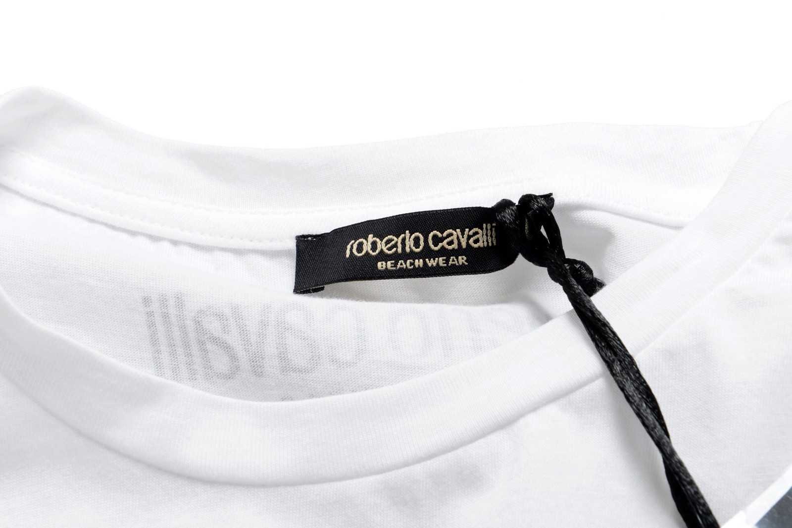 Roberto Cavalli "Beachwear" Men's White Graphic Print T-Shirt Sz S M L XL 2XL gallery