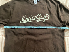 Puma x Quiet Golf Collab Graphic Script Tee Dark Chocolate Brown Men’s Size L