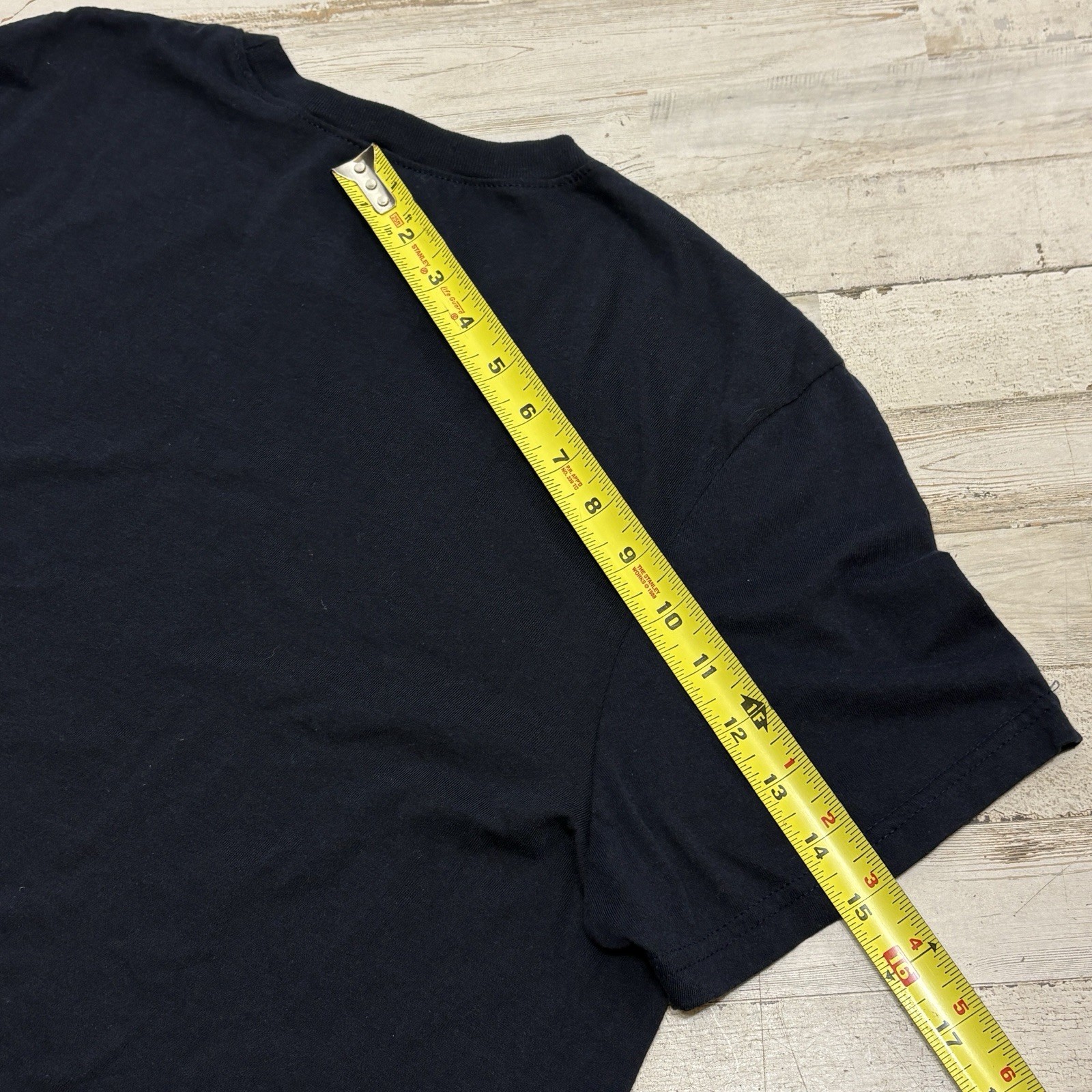 True Religion Black Men's Cotton T-Shirt Size L Silver Graphic Logo Short Sleeve gallery