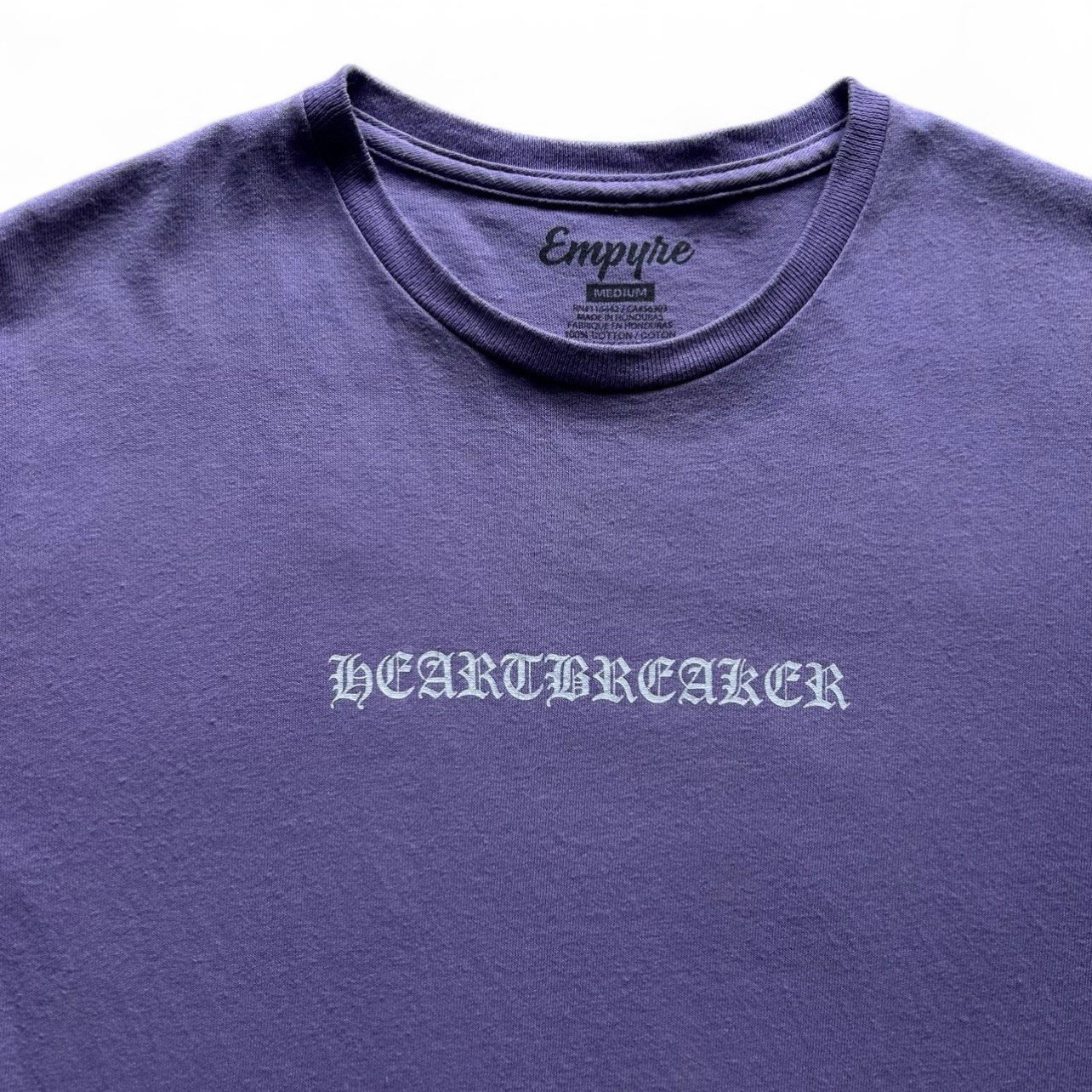 Empyre “Heartbreaker” Graphic Tee Medium Purple Y2K Skater Streetwear Shirt gallery