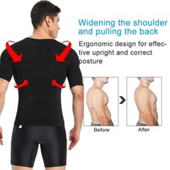 COMFREE Men Tee-shirts Tee shirts Slimming Shirts Shaper Abdomen T-Shirts Tops
