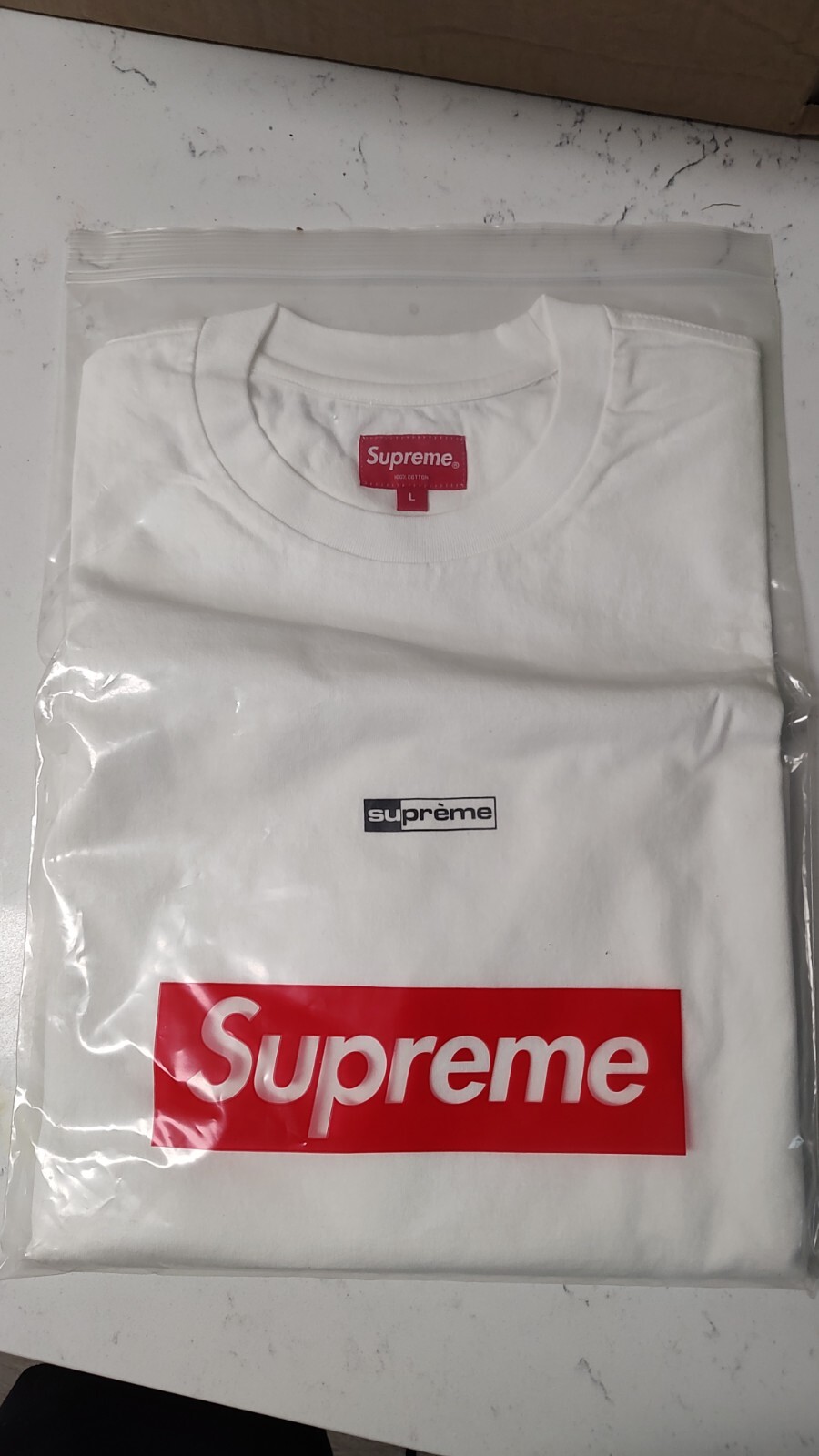 NEW Supreme Invert S/S Top Size Large White SS20 SS20KN95 Supreme New York 2020 gallery