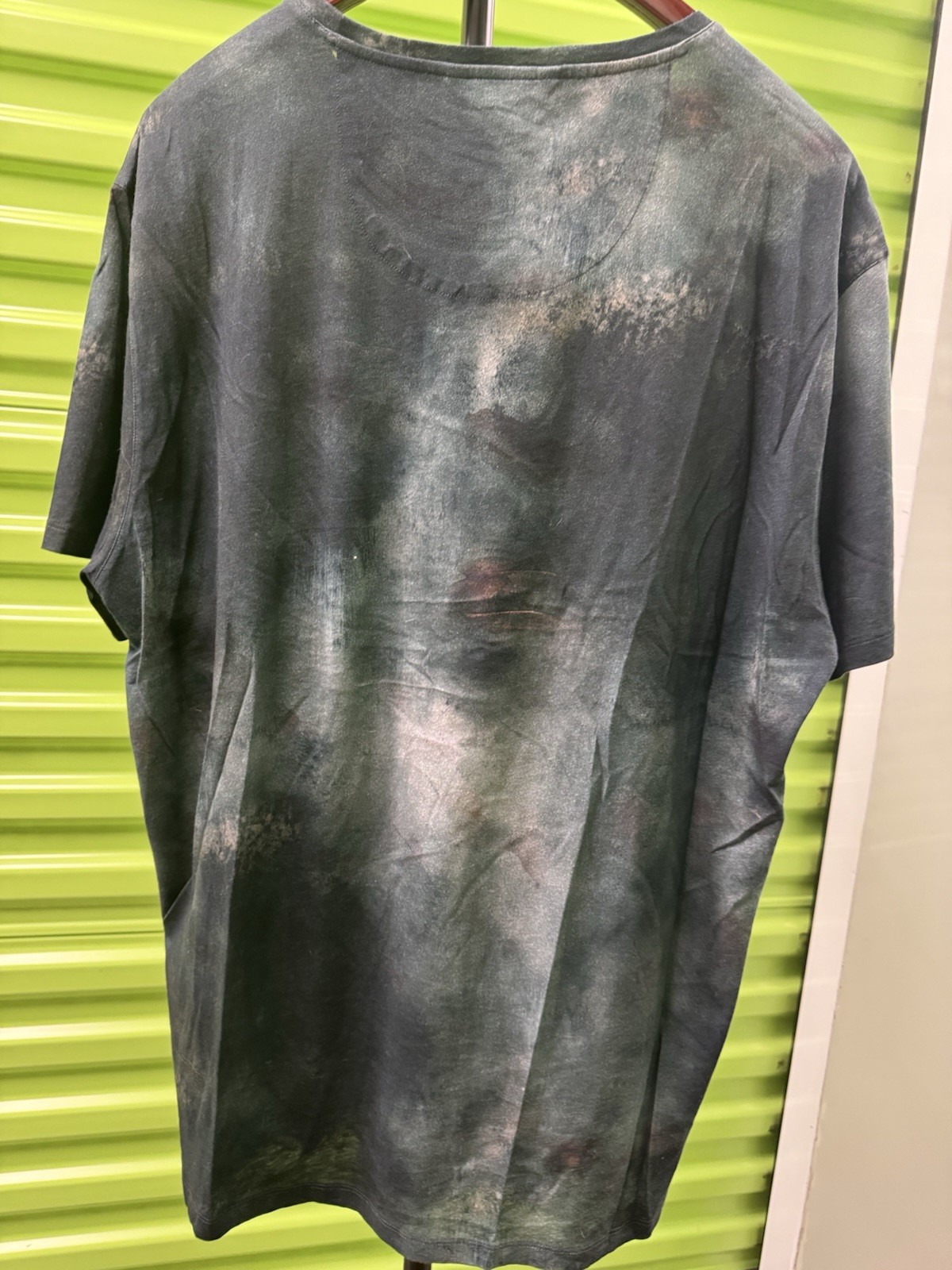 John Varvatos Men’s XL Gray Tie-Dye Crew Neck Short Sleeve T-Shirt gallery