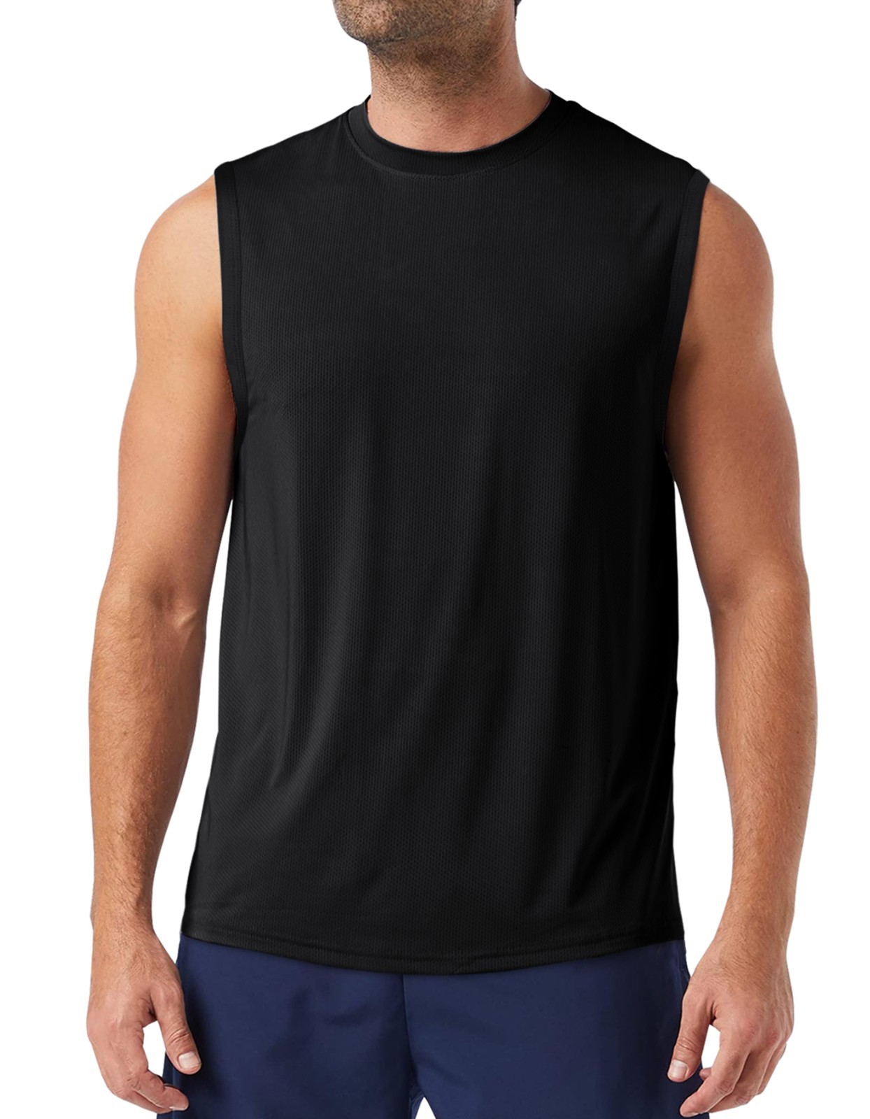 6Pack Mens Quick Dry Sleeveless Shirt Gym Workout Muscle Tee Tank Sports Outdoor gallery