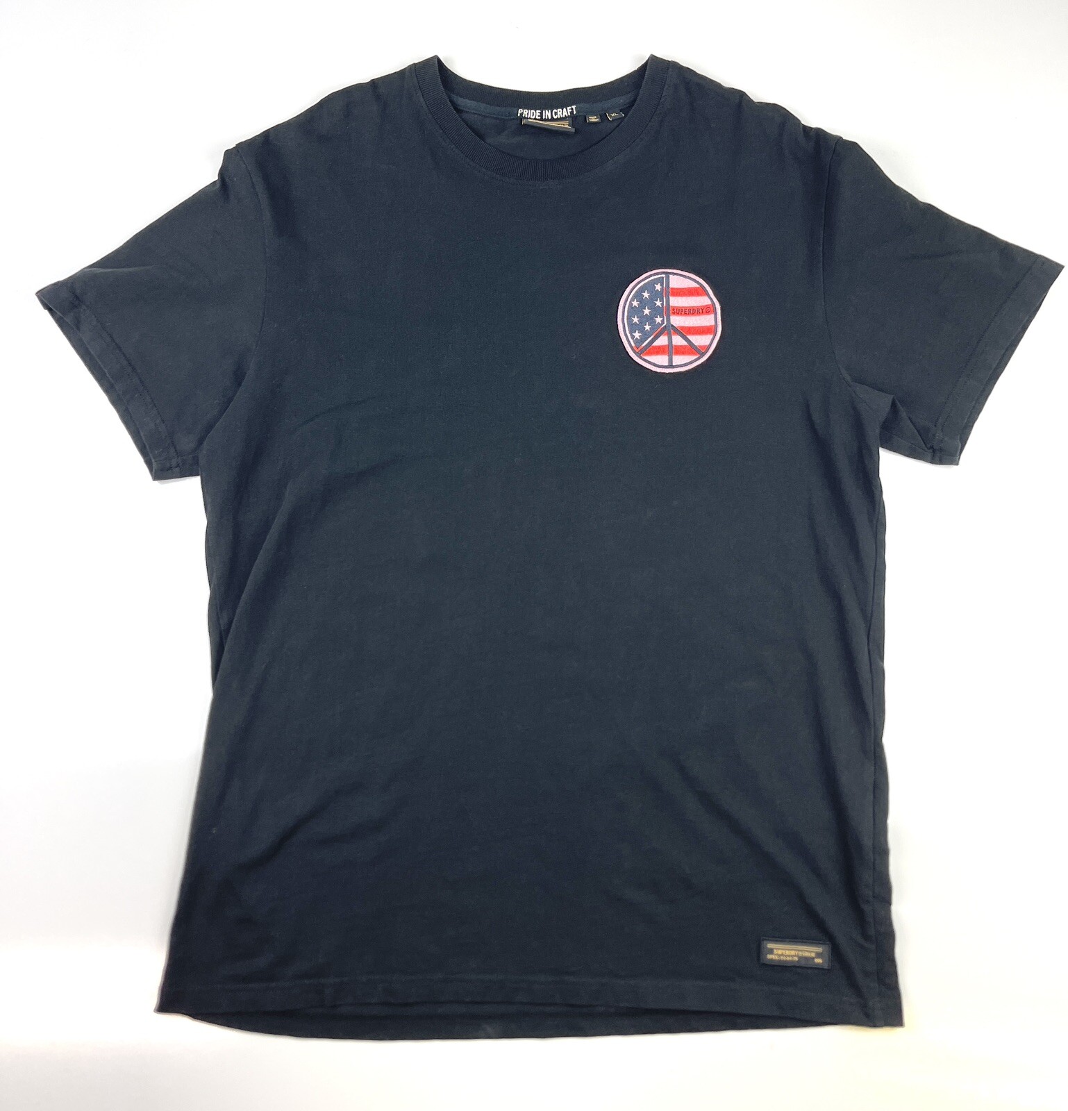Men’s Black Superdry T Shirt Size XL