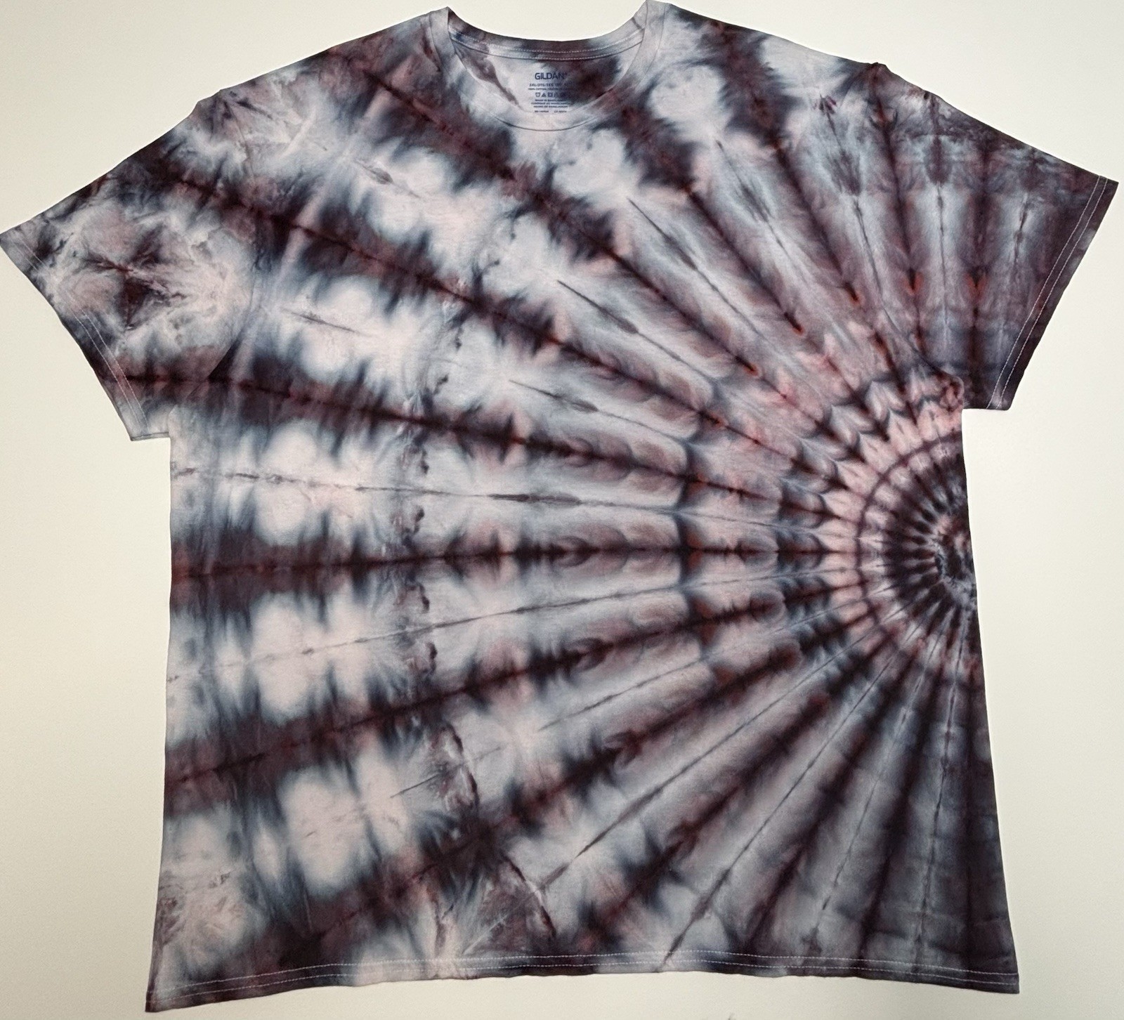 Handmade Ice Tie Dye Adult T-Shirt Unisex Size 2XL Multicolored Gildan Tee NEW gallery