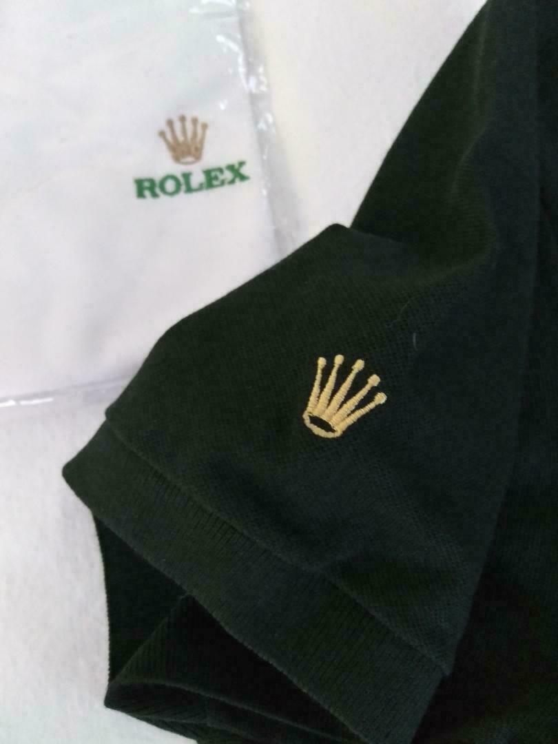 *** Rolex New Stock Event Shirt Golf shirt White Large Embroidered *** gallery