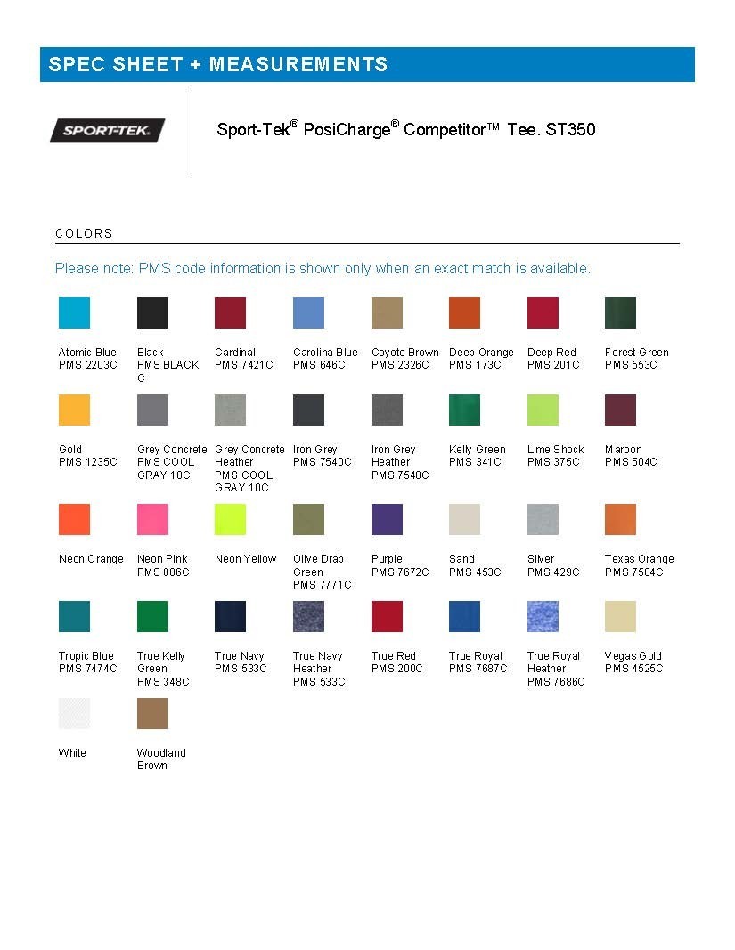 Sport-Tek ST350 Men's Polyester Short Sleeve Dri Fit PosiCharge Workout T-Shirt gallery