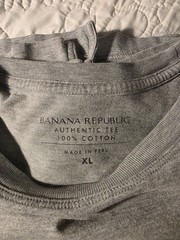7 Banana Republic Authentic Supima Cotton Tee Men’s XL Crew Neck Short Sleeve T