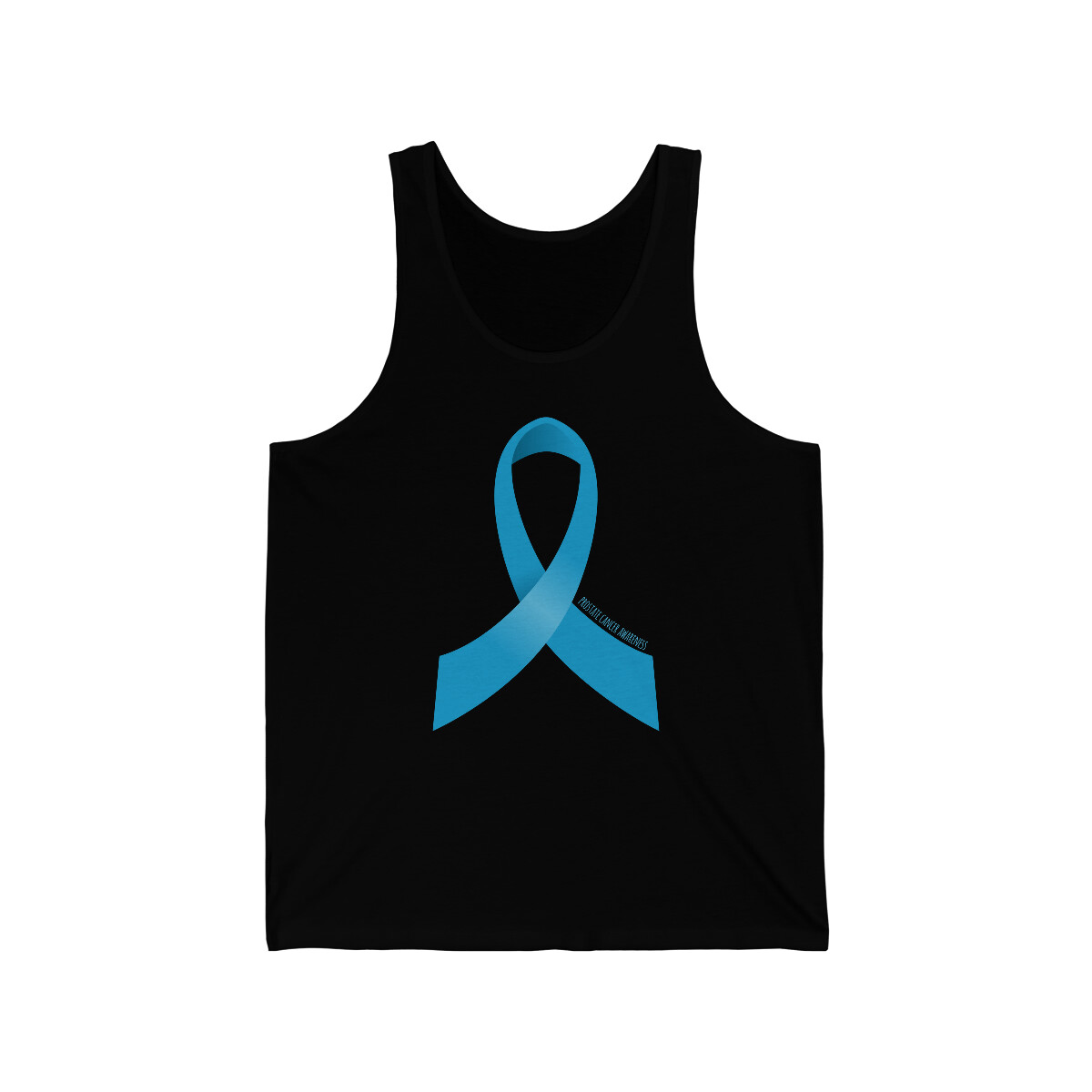 Prostate Cancer Awareness Ribbon Unisex Tank Top