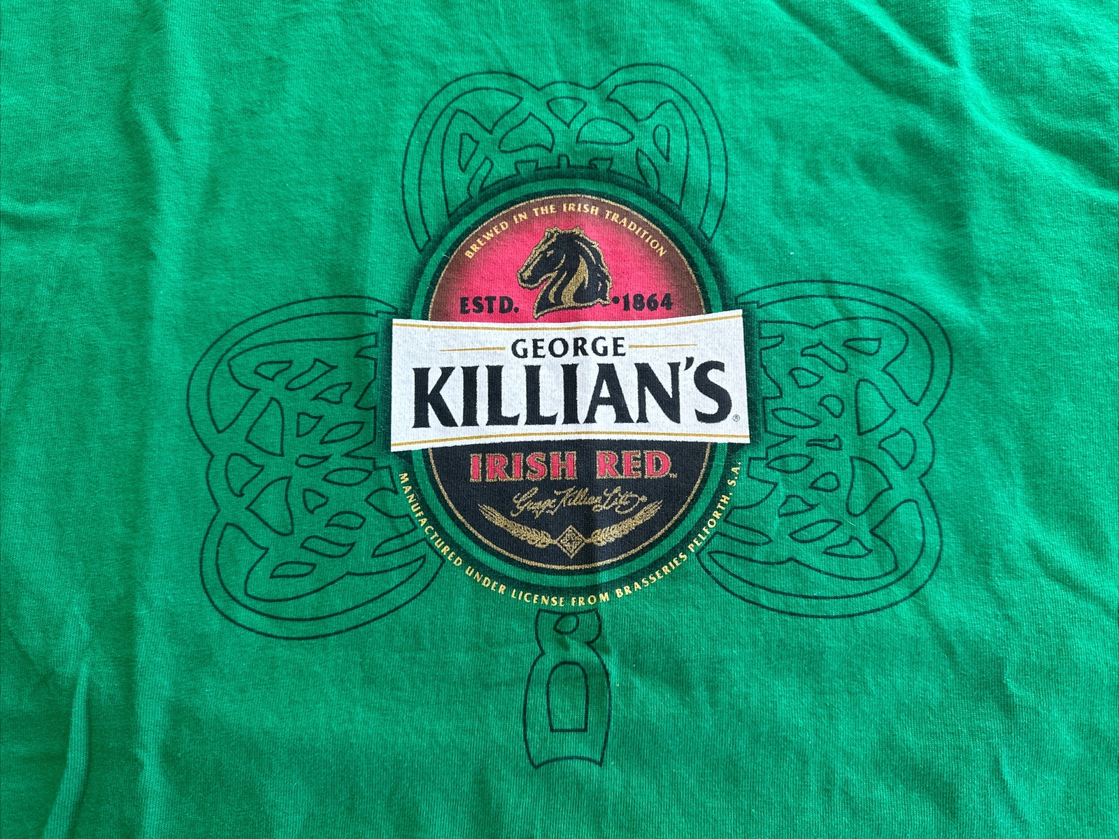 Coors Official Killian’s Irish Red T-shirt Green Friends 1st *See Measurement* L