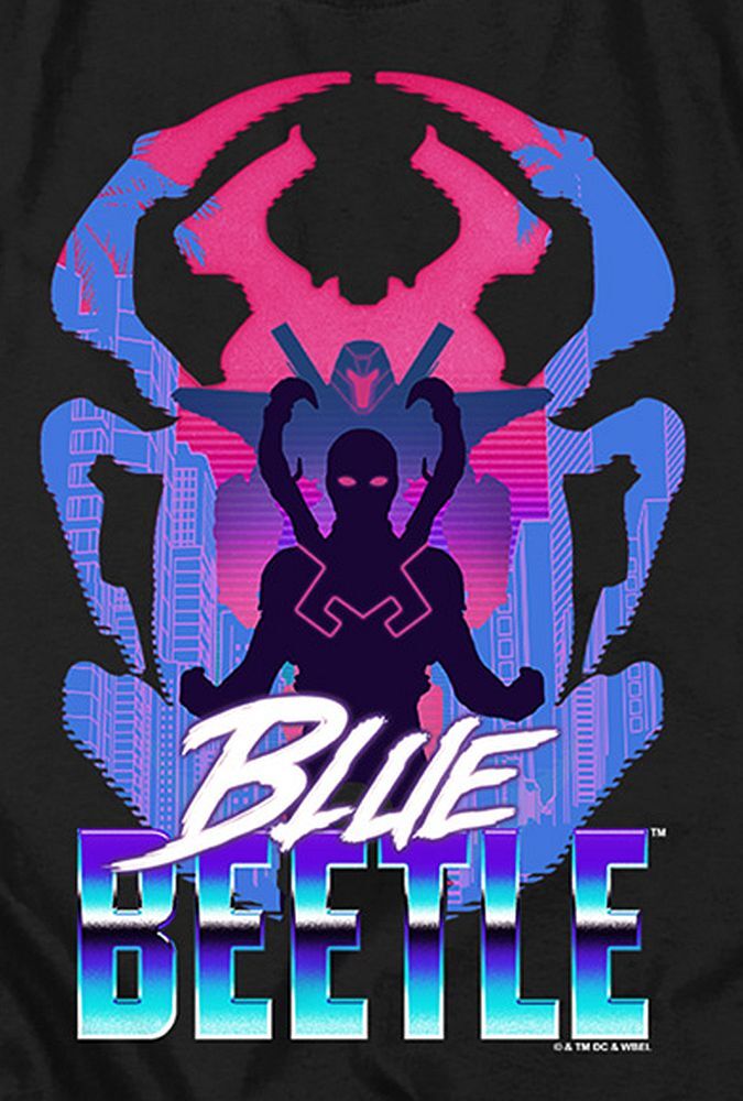 Blue Beetle "Silhouette" T-Shirt or Sleeveless Tank - through 5X gallery