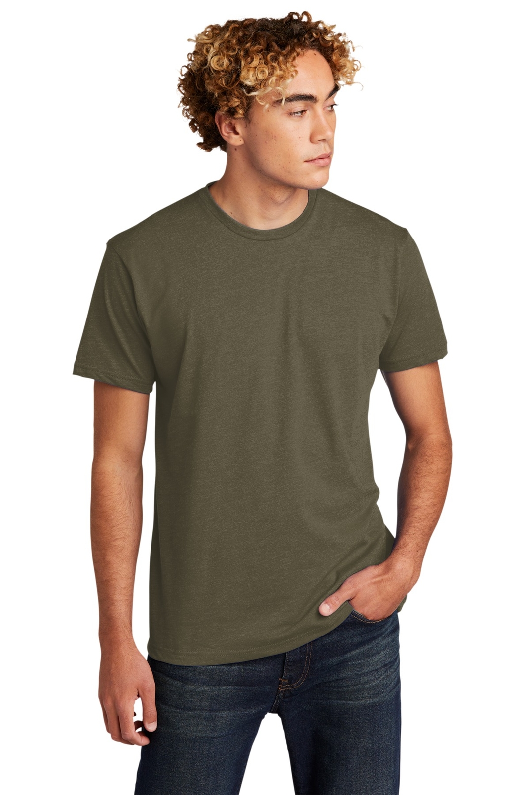 Pack Of 3 Next Level N6210 Unisex Short Sleeve CVC Crew Neck Stylish T-Shirt gallery