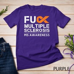 Multiple Sclerosis MS Awareness Support Ribbon Unisex T-shirt