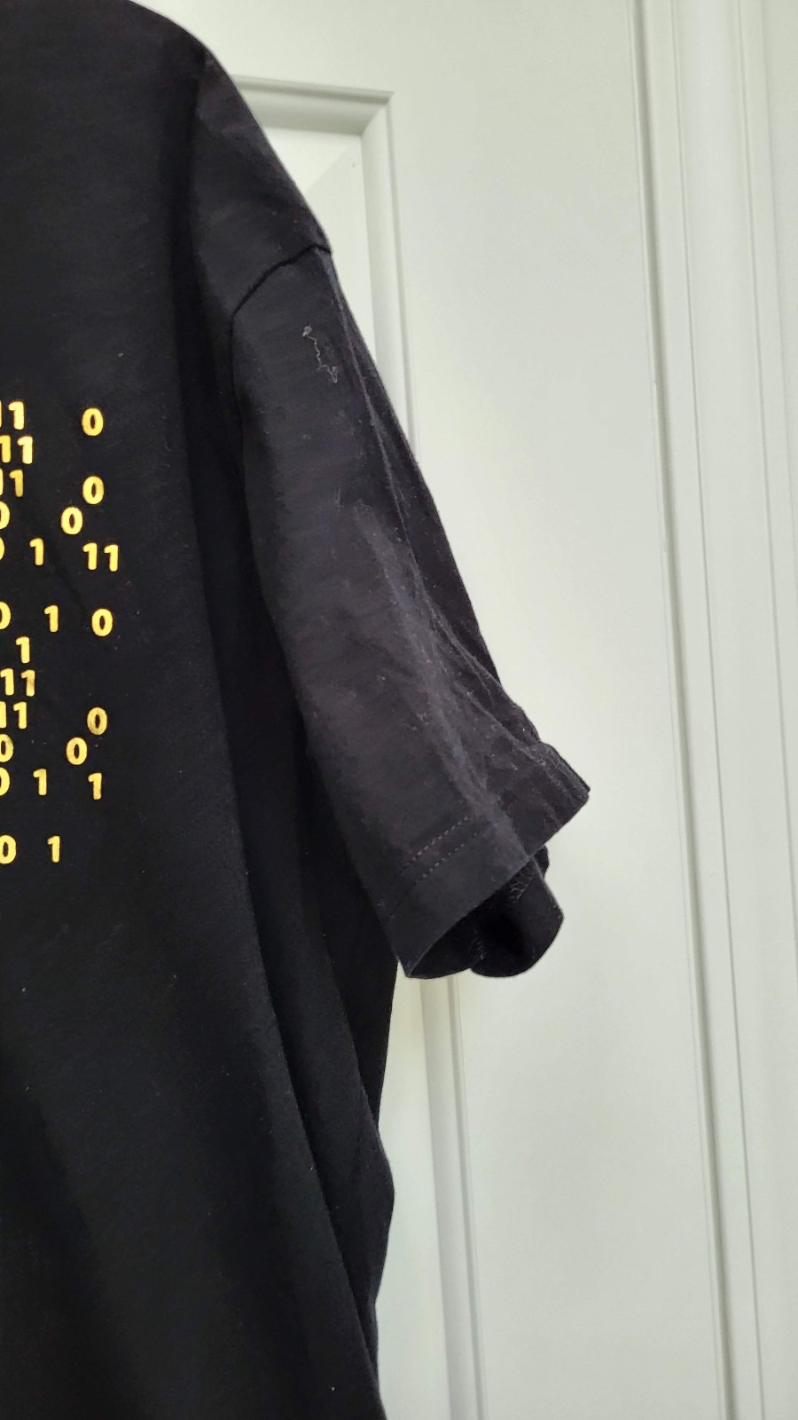 Bitcoin Digital Crypto Currency Traders Graphic 1 0 Binary Gold Black T-shirt XL gallery