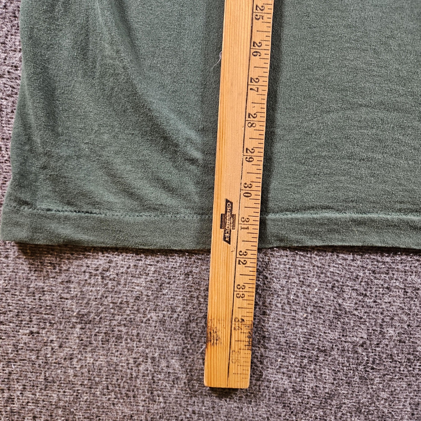 Vintage Fruit Of The Loom Four Seasons Deer Graphic T-Shirt Green Size L 90s USA gallery