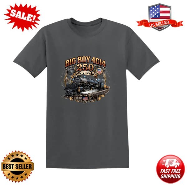 Big Boy 4014 250 Anniversary Steam Train T-Shirt gallery