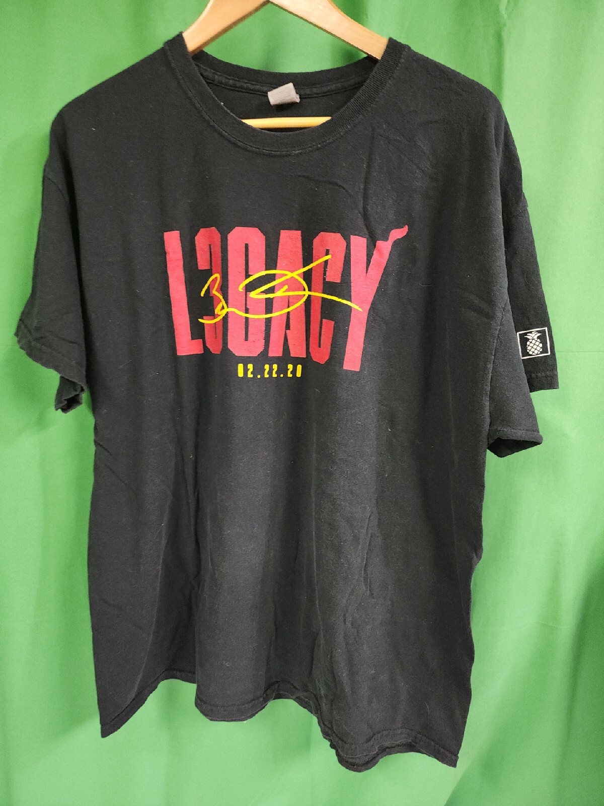 Miami Heat 2020 XL Black Men Basketball T-shirt Wade Legacy SGA Promo
