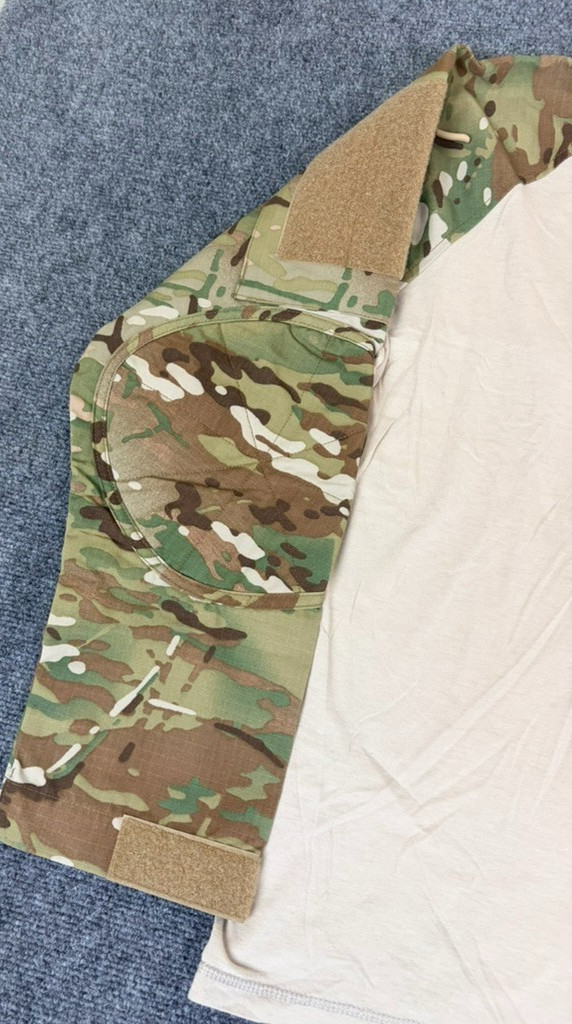 TRU-SPEC Tactical Combat Shirt Mens Tan Camo Cordura Baselayer Ripstop Size L gallery