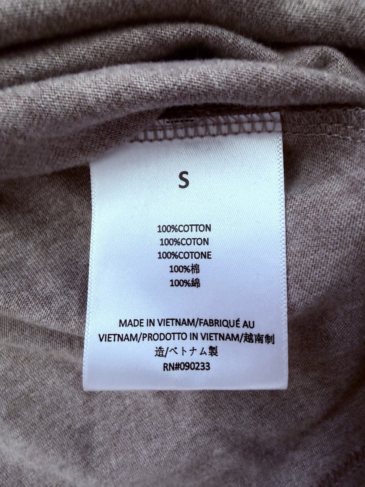 Fear of God Essentials Core Heather Long Sleeve Shirt FW23 Men’s Size Small gallery